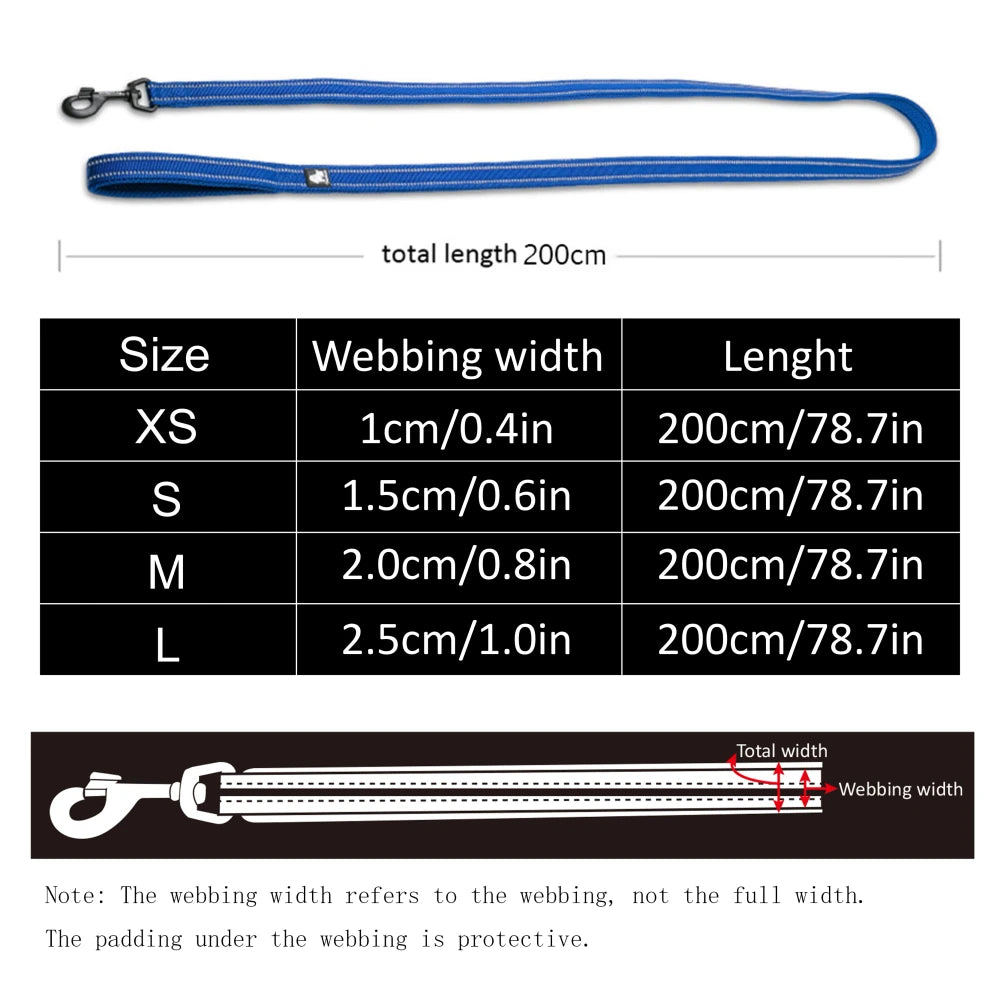 Truelove Reflective Mesh Dog Leash