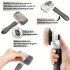Pet Grooming Brush with One Click Hair Removal